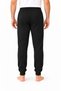 Men's Black Sweatpants 100% Cotton 2 Thread Casual Sports Trousers - 3