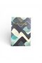 Abstract Patterned Notebook – Hardcover, Modern Multicolor Design