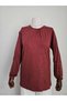 Women's Lycra Blouse for Middle Age and Above, Winter Mom's Combed Cotton Blouse, New Season, Embroidered Sleeves, Elastic Sleeves - 6