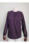 Women's Lycra Blouse for Middle Age and Above, Winter Mom's Combed Cotton Blouse, New Season, Embroidered Sleeves, Elastic Sleeves - 8