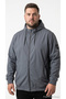 Men's Large Size Seasonal Jjebasic Softshell Jacket Hooded Zipper Pocket Ribbed Comfortable Cut Sports Model 12236331 - 2