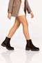 Laceless Elastic Genuine Leather Casual Boots 335-700 Women's Boots - 3