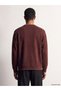 Özmarka New Season Brown Crew Neck Men's Thick Sweatshirt - 4