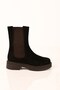 Laceless Elastic Genuine Leather Casual Boots 335-700 Women's Boots - 5