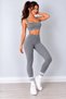 Women's Fleece Lined High Waist Black Stretchy Leggings - 3