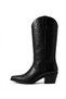 Kv.01 Genuine Leather Embroidered Women's Cowboy Boots