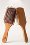 Professional A1283 Wooden Hair Detangling Brush Bristle-Free Wide Paddle Brush 25 cm - 2
