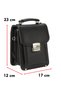 Black Color Small Size Piremium Men's Hand and Shoulder Bag with Key Lock Mechanism - 2
