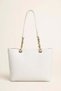 Women's Large Size Shoulder Bag with Chain and Scarf Detail, Modern Stylish Design 27319 - 4