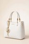 Women's Teddy Bear Charm Detailed Hand and Shoulder Bag Modern Stylish Design 27221 - 2
