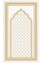 Decorative Cotton Based Prayer Mat with Palace Motifs - 2