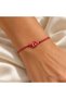 3-Piece Friendship Bracelet Gift Turkish Republic Flag Red String Turkey Flag Moon Star Moon Star Red String Bracelet (3 Pieces Sent in One Jewelry Box) - 2