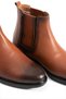Men's Genuine Leather Tan Chelsea Boots – Stylish Casual Boots with Classic and Modern Design - 3