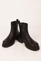 Laceless Zippered Genuine Leather Casual Boots 335-Rv-21 Women's Boots - 7