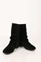 Laceless Genuine Leather Pleated Boots 336-01304 Women's Boots - 7