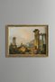 Shepherds among Ancient Ruins - Vintage Patterned Painting - Fine Model