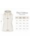 Women's Quilted Embroidered Plaid Lined Fiber Hooded Vest (New Season) - 4