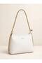 Women's Modern Stylish Design Gold Chain Strap Zippered Hand and Shoulder Bag 27321 - 2