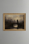 Couple on the Stone Bridge - Vintage Patterned Painting - Fine Model