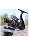 3000 Fishing Reel, Ultra Light Smooth Power 12+1 Bb Spinning Reel, High Speed Gear Ratio for Freshwater and Saltwater - 2