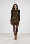 Camouflage Patterned Mini Dress with Straps, Flexible Fabric, Casual, Stylish, and Comfortable Design. - 2