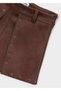 Girl's Nubuck Shorts 2-10 Years Brown - 3