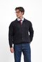 Wool Blend Buttoned Knit Cardigan - 2