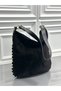 Genuine Suede Leather Troklu Casual Shoulder Bag (Hobo Bag)