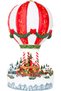 Christmas Ornament Decoration Balloon Illuminated Musical Animated Red-White 18X32,5 Cm.