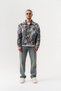 Astrovoid Abstract Brush Pattern Tapestry Fabric Zipper Men's Jacket - 5