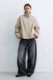 Women's Snap-Closure Stand Collar Jacket - Mink - 2