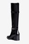 Women's Boots with Buckle and Rubber Detail, Zippered, Thick Heeled, Harlow Black - 3