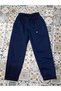Children's Pants Dark Blue Color Elastic Waist Flexible Relax Jogger Fabric No Need to Iron School Daily Comfortable... - 2