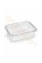 400 Pieces of 1250 Cc Flat Lid Leak-Proof Container – Transparent Plastic Food Storage Container