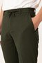 Men's Khaki Side Elastic Luna Dream Lycra Fabric Trousers - 3