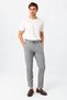 Men's S65-Light Gray Side Elastic Luna Dream Lycra Fabric Trousers