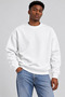 Unisex Relax Fit Comfortable Cut Three-Thread Fleece Crew Neck Sweatshirt - W238 - 5