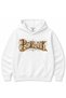 Pernik Gothic Typography Kangaroo Pocket Hooded Hoodie