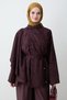 Ethnic Patterned Tunic and Plum Set - 2
