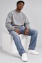 Unisex Relax Fit Comfortable Cut 3-Thread Fleece Crew Neck Sweatshirt - E238 - 7
