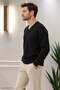 V-Neck B.Size Sweater - 3