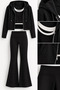 Cardigan Spanish Style Suit-Black Black - 3
