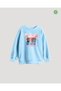 Manifest Group Dusty Pink Design Crew Neck Cotton Girls' Sweatshirt