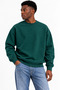 Unisex Relax Fit Comfortable Cut 3-Thread Fleece Crew Neck Sweatshirt - E238 - 4