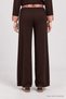 Patterned Modal Top and Bottom Set Laz0025 Brown - 6
