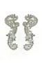 Iron-On Transfer Rhinestone Applique / Crystal Rhinestone / 1 Pair / 2 Pieces / Apl063 - 6