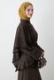 Ethnic Patterned Tunic Bitter Brown Set - 4