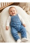 Baby Boy Shirt and Salopet Set with Snap Fasteners, Double Combination - 4
