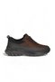 Lace-Up Rubber Non-Slip Sole Brown Nubuck Genuine Leather Men's Outdoor Trekking Shoes 6K3256-25283