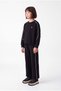 Girl's Ribbed Wide-Leg Sweatpants - 2
